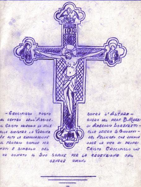 Disegno del Crocifisso