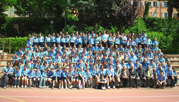 Foto di gruppo degli Scout al Costone