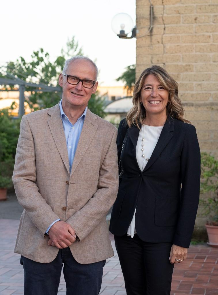 Serata ATL - Il Presidente Francesco Anichini e l'Assessore Micaela Papi