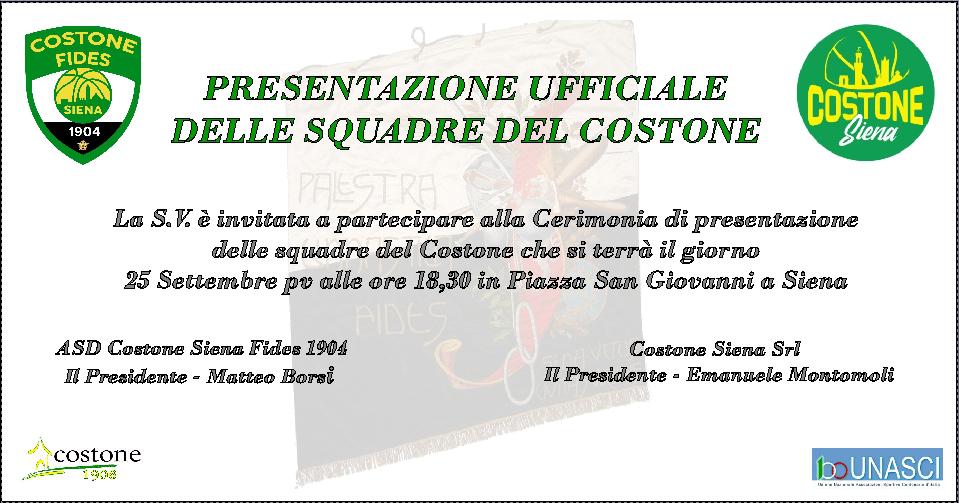 Invito presentazione squadre 2025