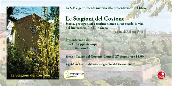 Invito Presentazione Libro del Costone