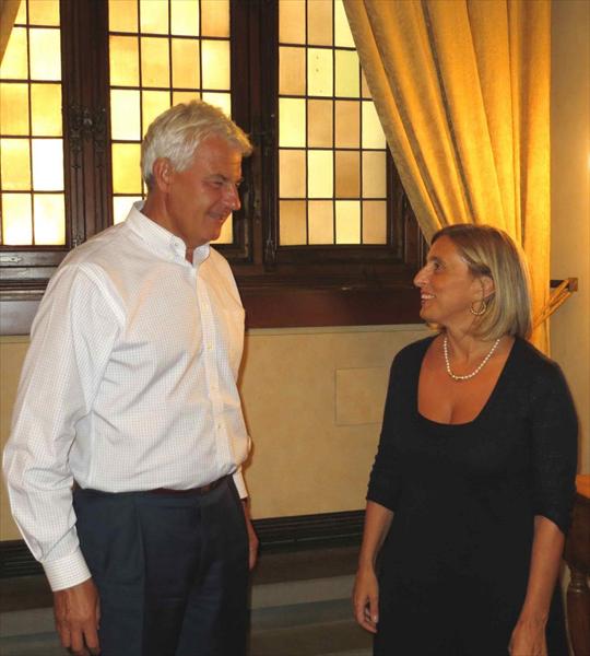 Patrizia Morbidi e Alessandro Profumo