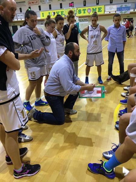 Duccio Petreni durante un time out