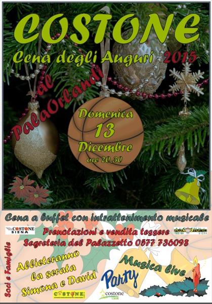 Locandina Cena Auguri 2015