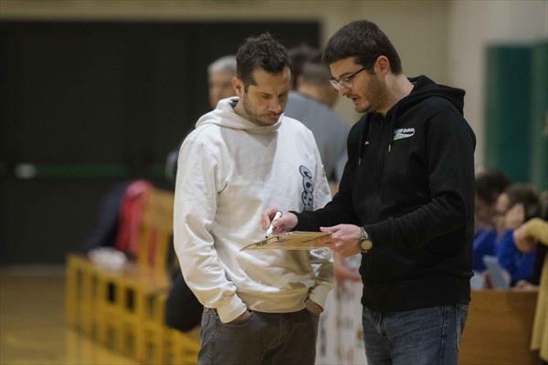 Coach Fattorini e il vice Borsi