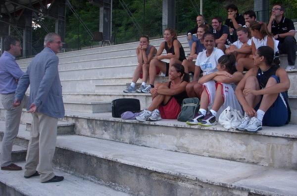 Prima seduta al Campo Scuola