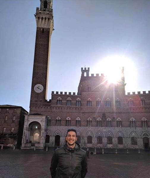 Vithor in Piazza del Campo