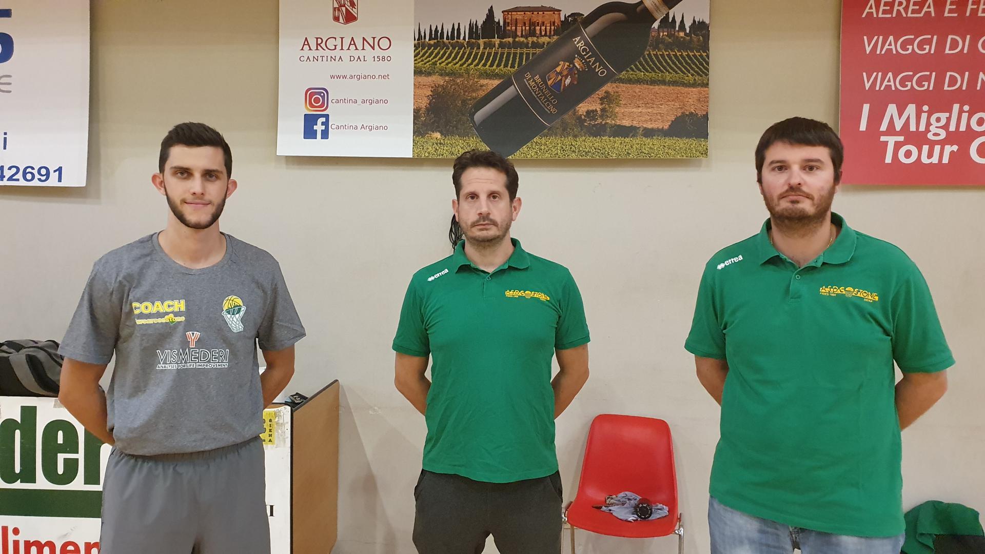 Lo staff Tecnico: Ferrini - Fattorini - Borsi