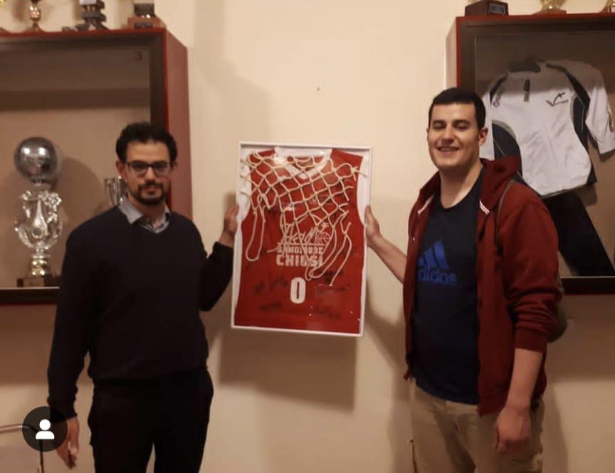 Coach Andrea Monciatti quando allenava Chiusi